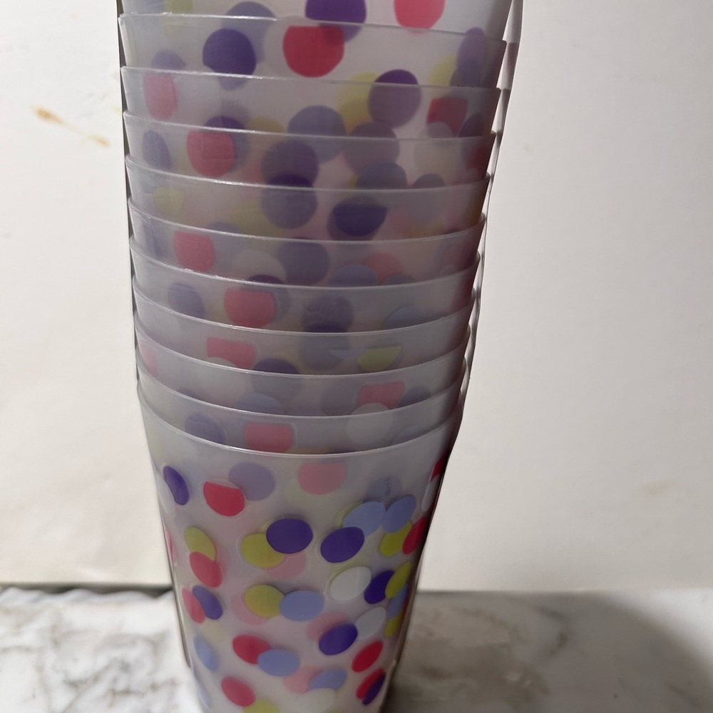 Christian Siriano Multicolor Polka Dot Party Cups - Picture 3 of 6